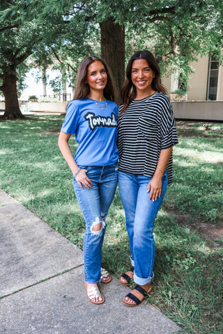 Team Tornado Graphic Tee • Heather Blue