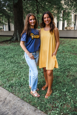 Sunny Spot Pocket Dress • Yellow