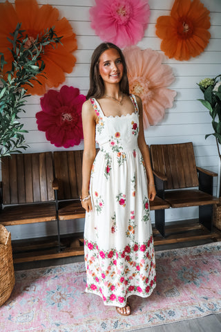 Pretty Petals Midi • Cream Floral