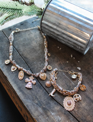 Greatest Gift Charm Bracelet • Mocha