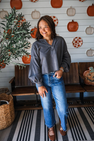 Peyton Mineral Pullover • Grey