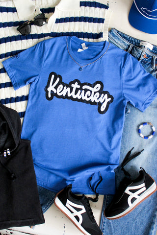Team Kentucky Graphic Tee • Heather Blue