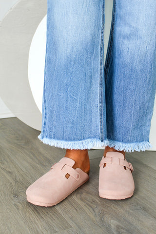 Cool & Collected Buckle Clog • Dusty Pink - FINAL SALE
