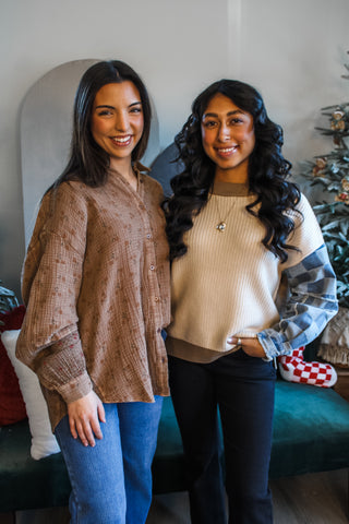 Christmas In The Country • Brown Floral