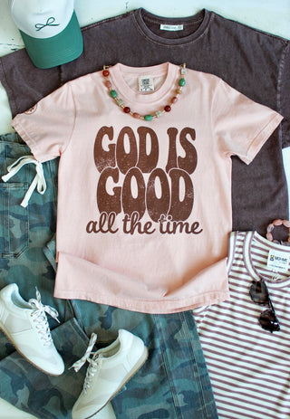 God Is Good All The Time Graphic Tee • Melon
