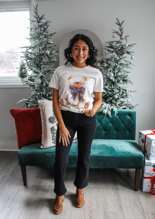 Friends ForeverTeddy Bear Graphic Tee • Cream