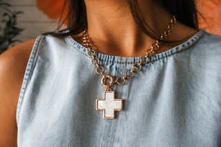 Faith & Freedom Necklace • Gold