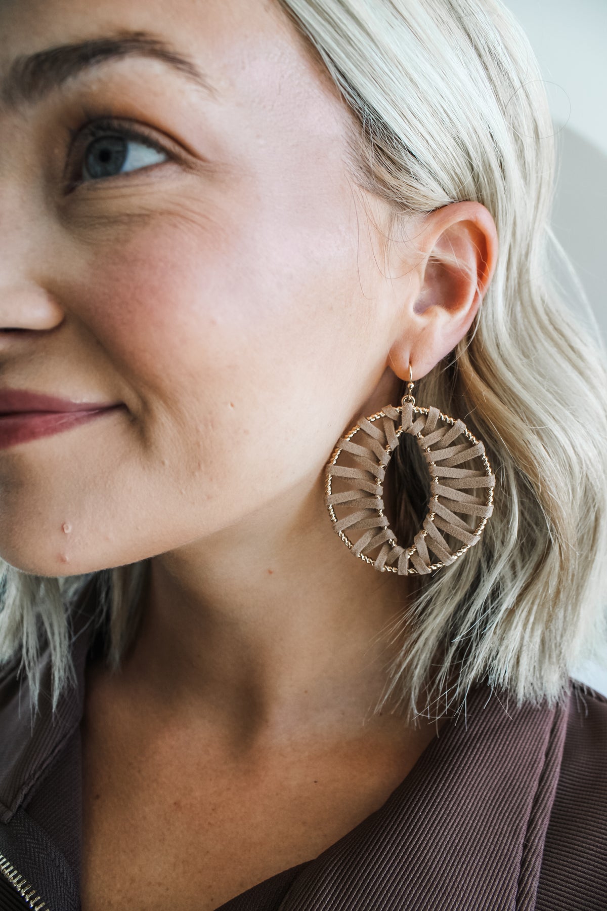 Make A Statement Earrings • Mocha - FINAL SALE