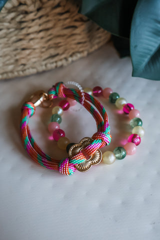 Set Sail Rope Bracelet • Pink Mix