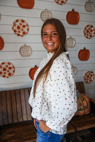 Harvest Blessings • Cream Dot