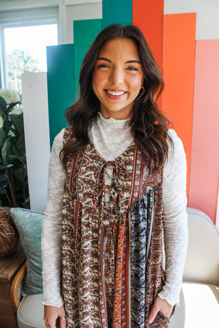 Soft & Sweet Mesh Top • Cream