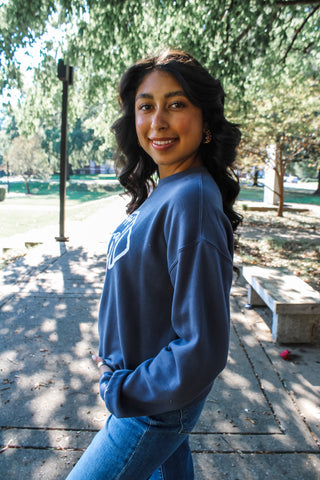 Gameday Ready Embroidered Pullover • Slate