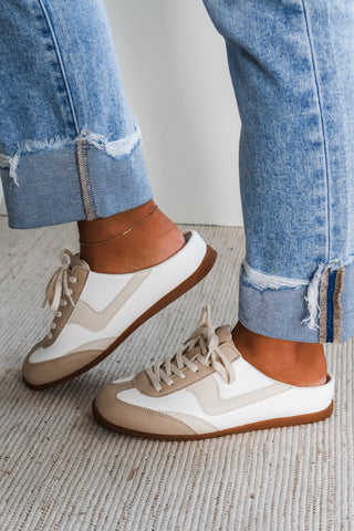Mackay Mule Sneaker • Beige Combo