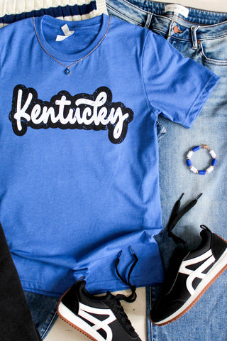 Team Kentucky Graphic Tee • Heather Blue