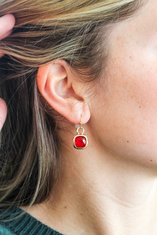 Wishes & Wonder Earrings • Red