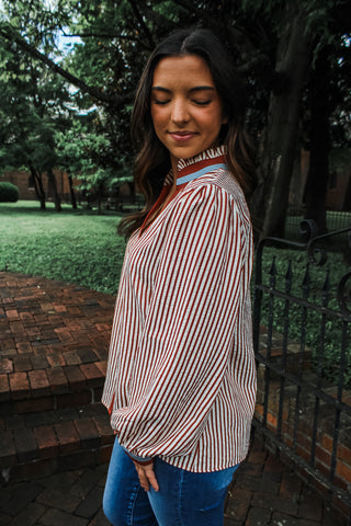 Down to Business • cinnamon stripe