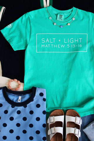 Salt & Light Graphic Tee • Island Green