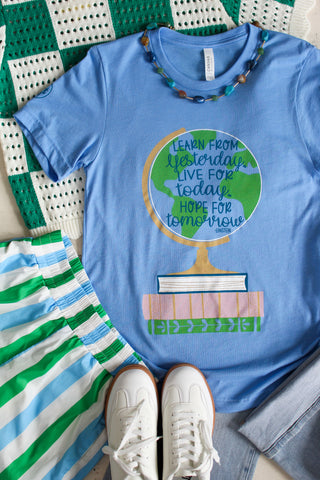 Hope For Tomorrow Graphic Tee • Blue