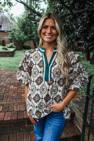 Harvest Gatherings • Green Multi - FINAL SALE