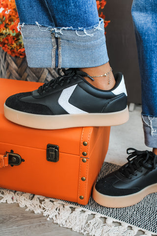 Next Level Low Top Sneakers • Black/White