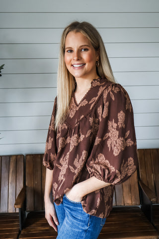 Rustic Blooms • Dark Brown