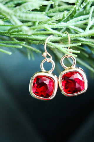 Wishes & Wonder Earrings • Red
