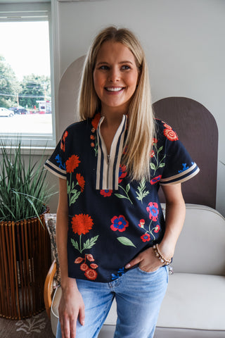 Midnight Garden • Navy Floral