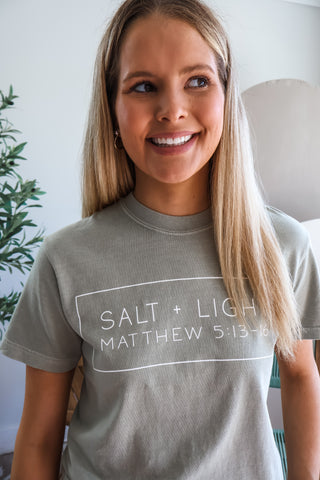 Salt & Light Graphic Tee • Sandstone