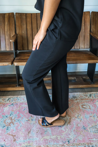 Elevated Essential Pants • Black