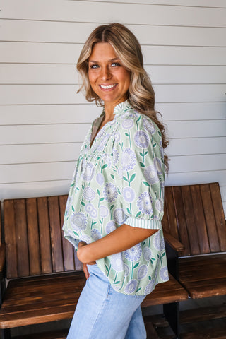 Dandelion Dreams • Green Floral