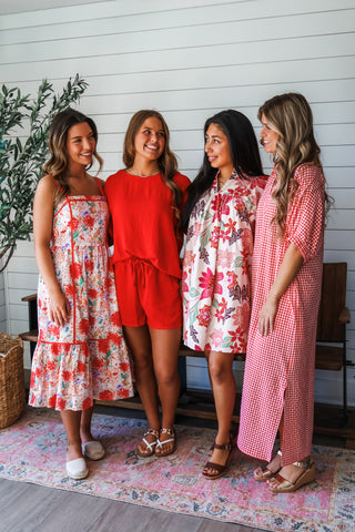 Blooming Days Pocket Dress • Cream Floral