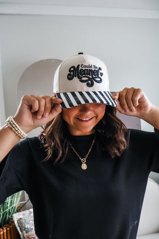Could Be Meaner Trucker Hat • Black Stripe