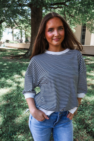 Stripes & Sunshine • Black