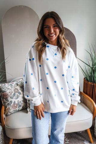 Spot Of Sunshine Pullover • White