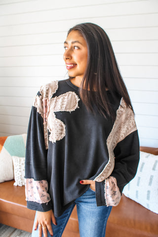 Paisley Flower Power • Black - FINAL SALE