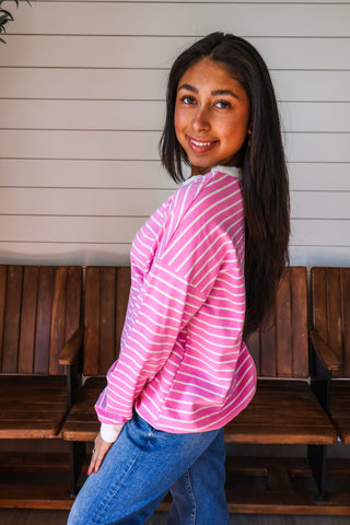 Easy Going Stripes • Pink