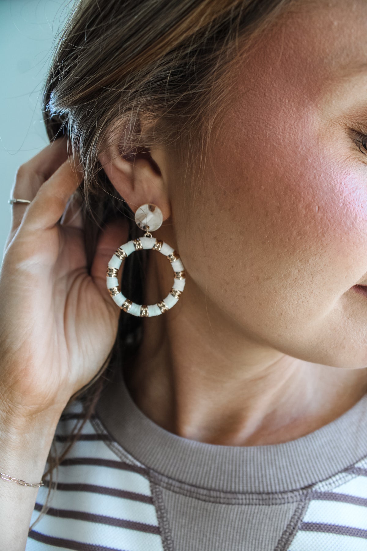 Finishing Touch Earrings • Ivory - FINAL SALE