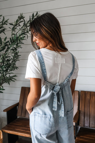 Got that Swing • denim chambray jumpsuit
