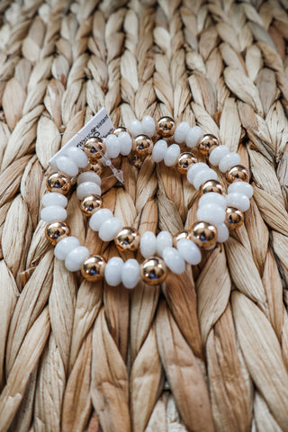 Candy Beads Bracelet • White
