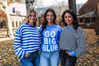 Big Blue Holiday Graphic Sweatshirt • Heather Blue