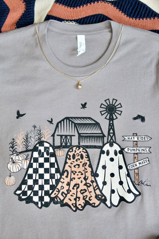 Ghouls Night Graphic Tee • Asphalt