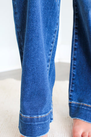 Taylor High Rise Straight | Tummy Control • Dark Wash