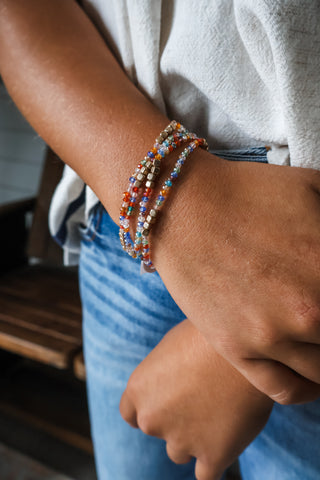 Rainbow Sparkle Bracelet • Multi
