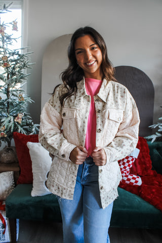 Home For The Holidays • Cream Floral