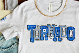 Go Tornado Graphic Tee • Ash Grey
