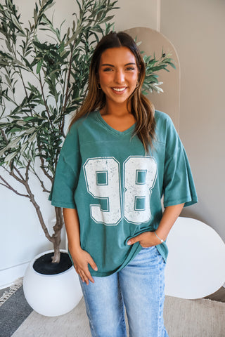 Endgame Oversized Jersey Tee • Green