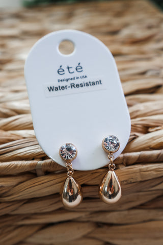 Elevated Elegance Drop Earrings • Gold