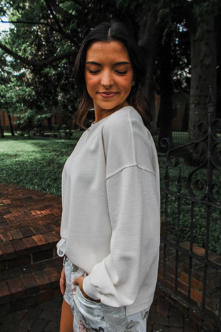 Go to pullover • whip cream