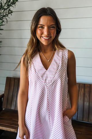 Sail Away Stripes • Pink - FINAL SALE
