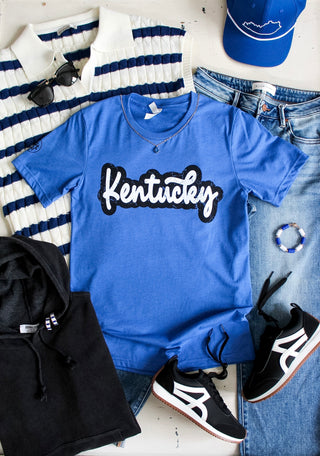 Team Kentucky Graphic Tee • Heather Blue